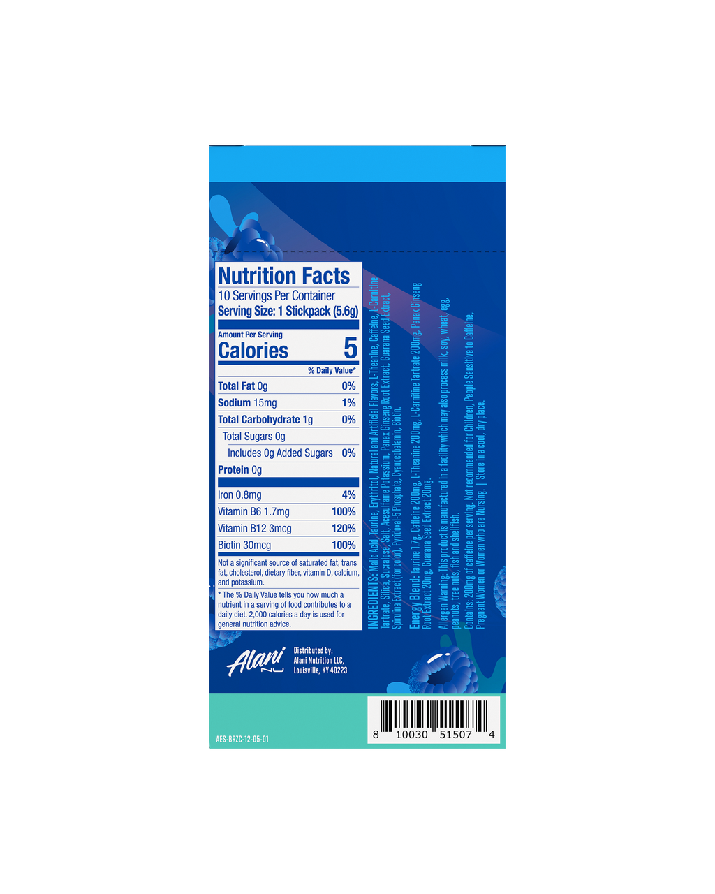 Energy Sticks - Breezeberry