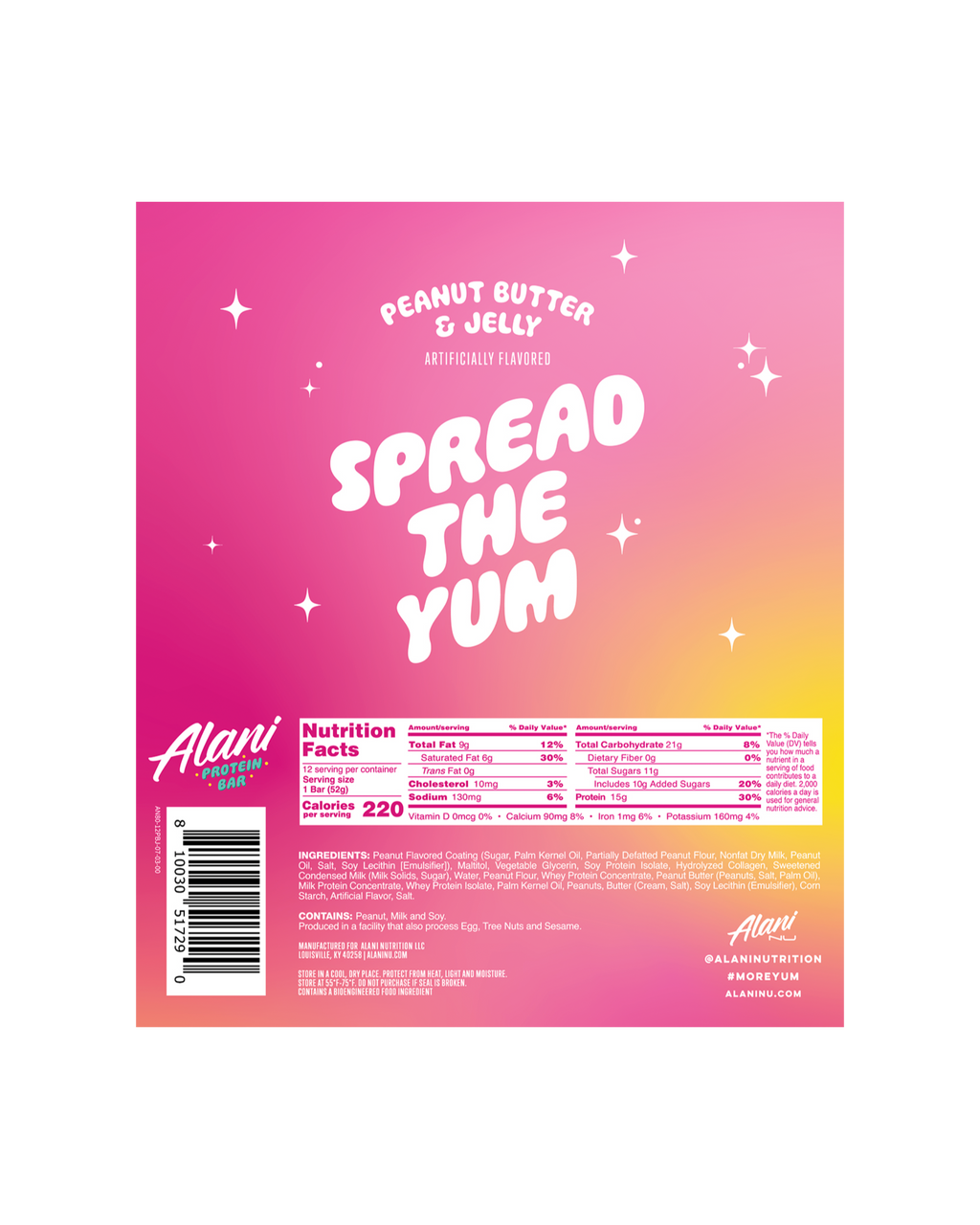 Protein Bar - Peanut Butter & Jelly